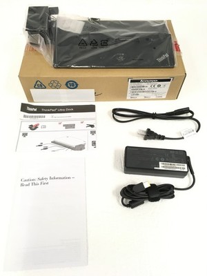NEW Lenovo 40A20090US ThinkPad Ultra Dock Station w/ 90W AC Adapter, Keys
