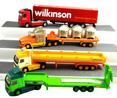 Diverse 1:64 Volvo & US Convoy Truck & Heavy Haulage & Tieflader Anhänger Mix Lot