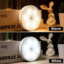 LED Wall Light USB Rechargeable 3 Adjustable Colors for Bedroom Living Reading