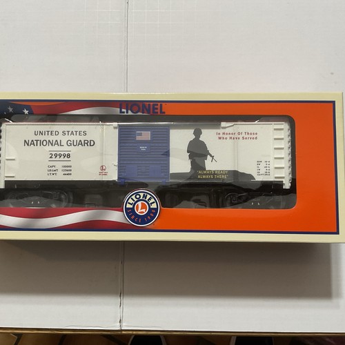 Vagón de carga Lionel de la Guardia Nacional de los Estados Unidos 6-29998 vagón de tren calibre O nuevo en caja | Zustand: New