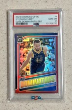 2024 Donruss Optic Stephen Curry Elite Dominators-Red #d/99 PSA 10 Gem Mint