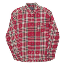 Chemise H&M Pour Homme À Carreaux Rouges À Manches Longues M