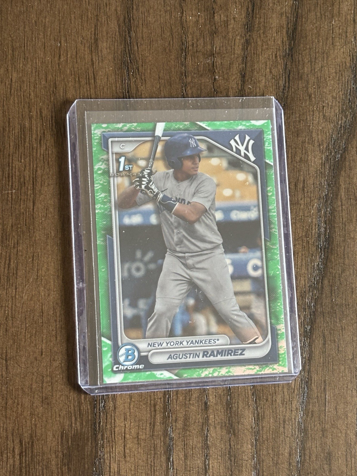 2024 Bowman - Chrome Prospects Agustin Ramirez #BCP-85 Lunar Glow Refractor (RC)