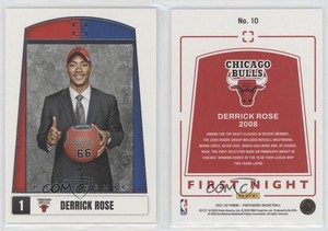 2021-22 Panini Photogenic First Night Derrick Rose #10