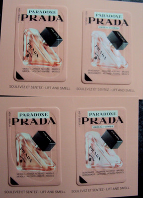 Prada Paradoxe Virtual Flower Duftkarte Liquatouch travel to go size 2 x 2 Stück