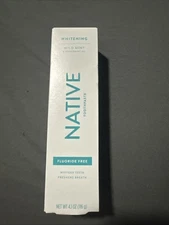 Whitening Fluoride Free Toothpaste, Wild Mint & Peppermint Oil, 4.1 oz (116 g)