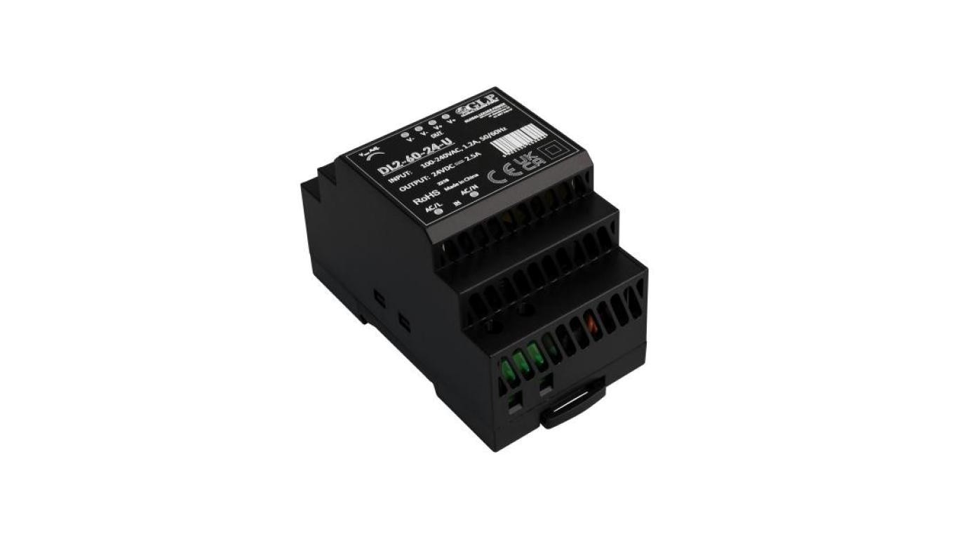 5902135153444 DL2-60-24-U Zasilacz DIN 24V 2.5A 60W GLP Global Leader Power