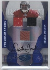2008 Leaf Certified Materials Mirror Blue Signatures Dexter Jackson Auto 0i0