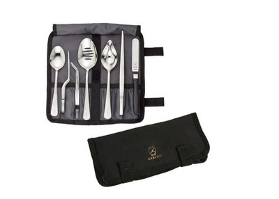 Mercer Culinary M35149 Basics 8 Piece Stainless Steel Plating Tool Set