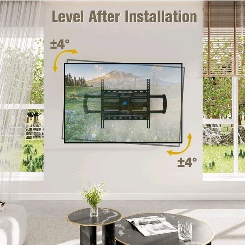 Mounting Dream UL-gelistet TV Wandhalterung für die meisten 42-84 Zoll Fernseher, vollbewegliche Halterung - Bild 6 von 8