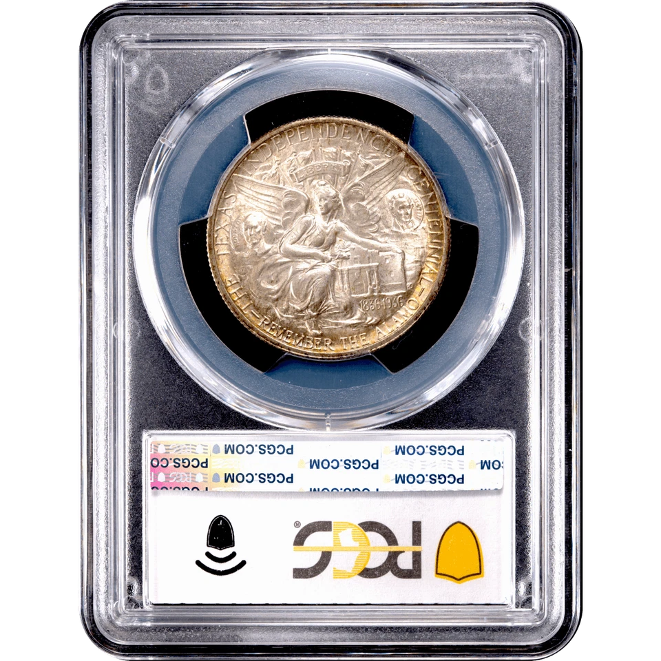 1936 Texas Commemorative Half Dollar 50c PCGS MS67 CAC - Image 3 of 4