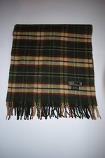 DAKS scarf green classic check
