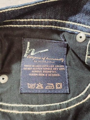 Citizens of Humanity Ingrid#002 Women's Low Waist Flare Dark Wash Jeans Size 27 - Picture 9 of 12