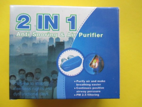 Joruby Nose Vents Plugs 2 in 1 Anti Snoring & Air Purifier - Picture 2 of 10