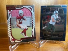 Trey McBride 2022 Absolute Football Base RC #137 + Select Draft Picks RC #96