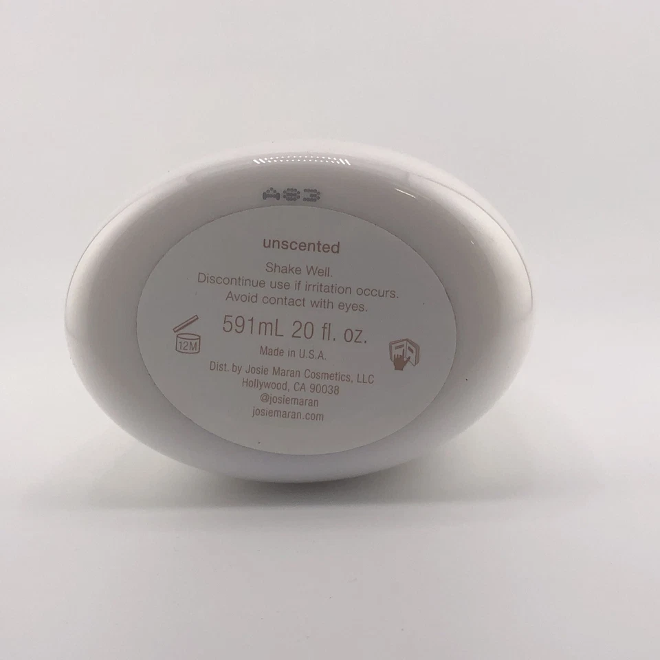 Suero de renovación corporal hidratante intensivo de leche de argán JOSIE MARAN 20 OZ sin perfume Foto 3 de 3