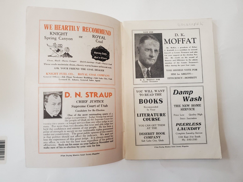 Nov 1934, The FHV Magazine, Mormon/LDS, Eliza J Watts, Ogden, Utah - Bild 3 von 7