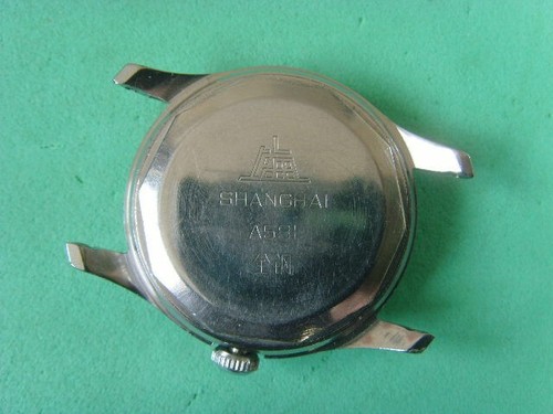 Reloj usado manual mecánico vintage SHANGHAI A581 17J - Imagen 6 de 8