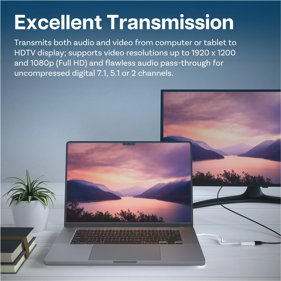 Mini Display Port zu HDMI Adapter Thunderbolt zu HDMI Konverter (WEISS) - Bild 4 von 4