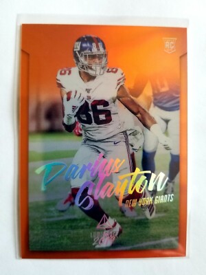 2019 PANINI CHRON LUMINANCE ORANGE DARIUS SLAYTON RC! 1/25! 1/1! FIRST ONE!