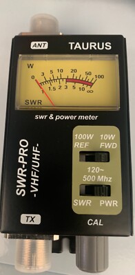 Taurus SWR-300 120-500 Mhz 100 Watts VHF/UHF SWR Power Meter