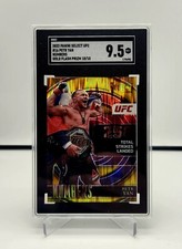 2022 PANINI SELECT UFC GOLD BY THE NUMBERS /10 PETR FLASH PRIZM SSP #16 