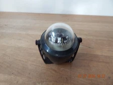 Vtg 1987 Airguide Marine Boat Compass Adjustable Black Floating USA
