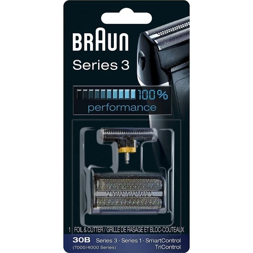 Original Braun Scherkopf Kombipack 30B Scherfolie und Klingenblock Series 3 NEU - Bild 3 von 4