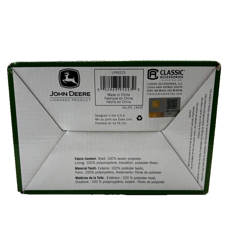 John Deere Original Deluxe Sitzbezug Für Gators & Reitmäher #LP92624