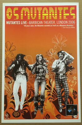 OS MUTANTES Rare 2006 PROMO POSTER for LIVE CD MINT USA 11x17 NEVER DISPLAYED