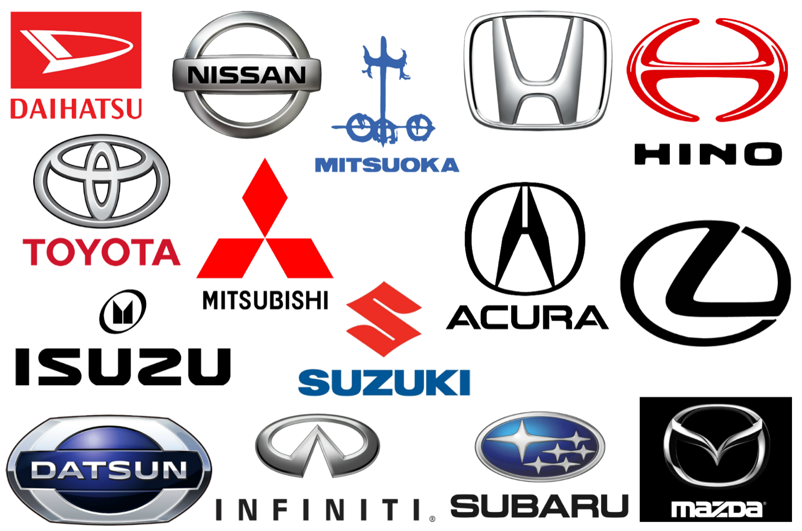 FRENCH Car BRANDS LOGOS Decals Stickers Labels Full Set Free & ...