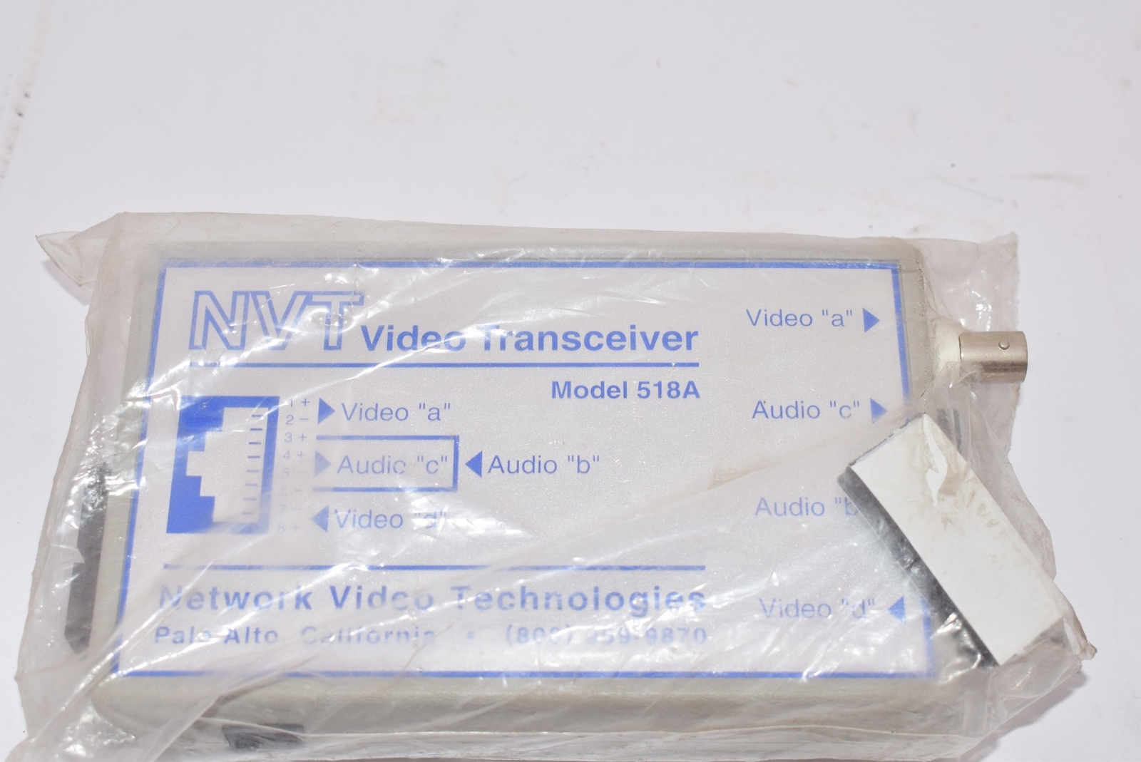 NEW NVT NV-518A Dual Video Audio Active Transceiver | eBay