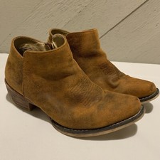 Roper 09-021-1567-1635 Sofia Snip Toe Womens 6.5 Booties Ankle Low Heel 1-2"