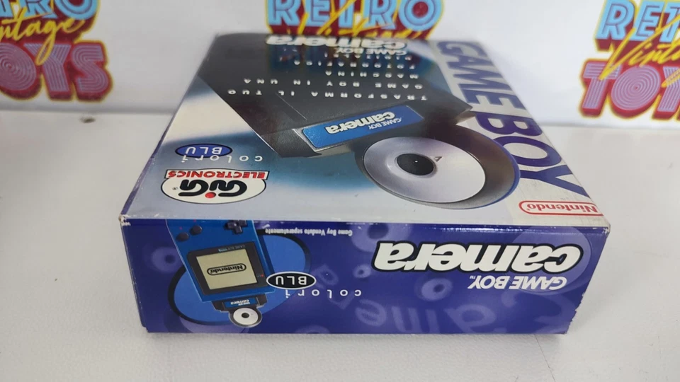 CAMERA BLUE GIG ELECTRONIC GAMEBOY NINTENDO ORIGINALE GAME BOY CLASSIC ACCESSORY - Immagine 3 di 4