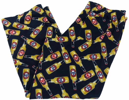 Sonoma Pajama Lounge Pants Men Small Fleece Draft Beer Lager Ale Bottles Pocket - Picture 9 of 10
