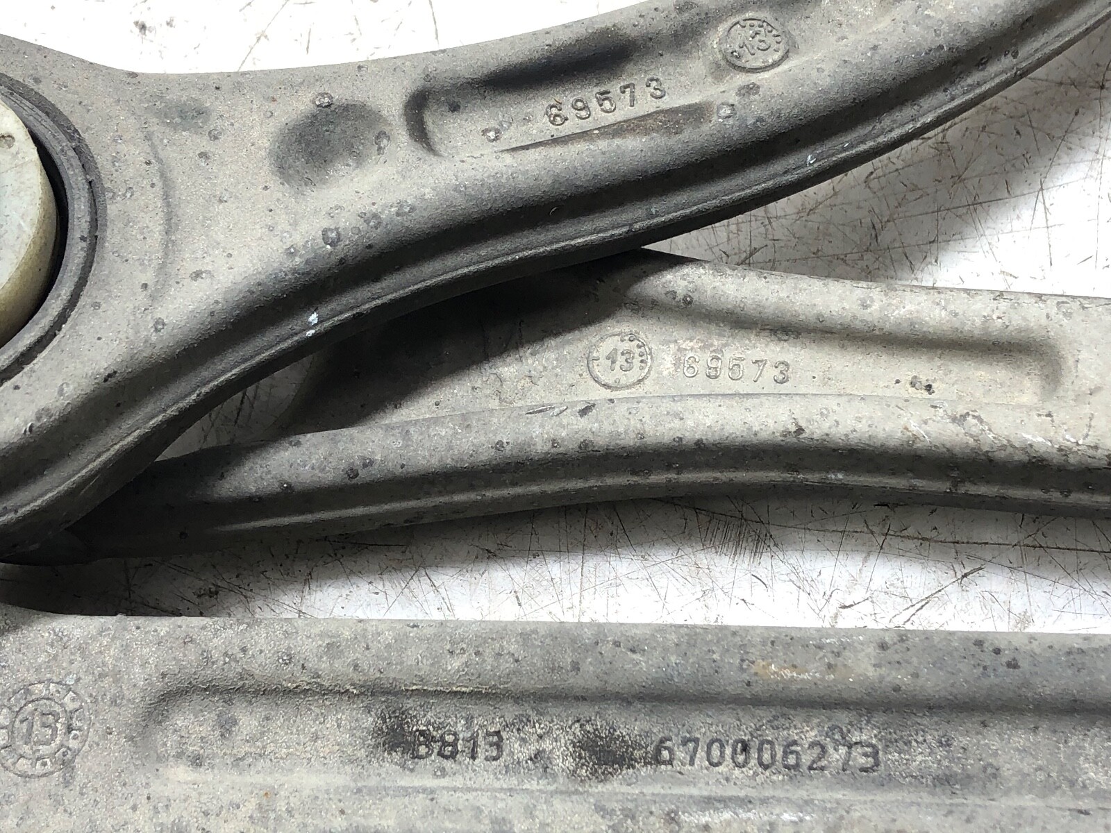 2014-2020 MASERATI GHIBLI RWD LEFT DRIVER REAR CONTROL ARM SET X4 OEM.