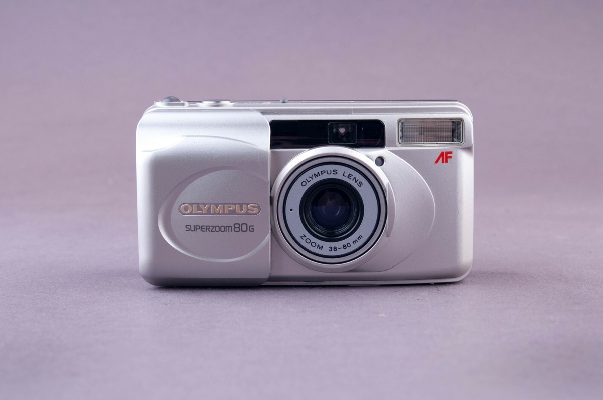 Olympus Superzoom 80G 35mm Point & Shoot Film Camera | eBay