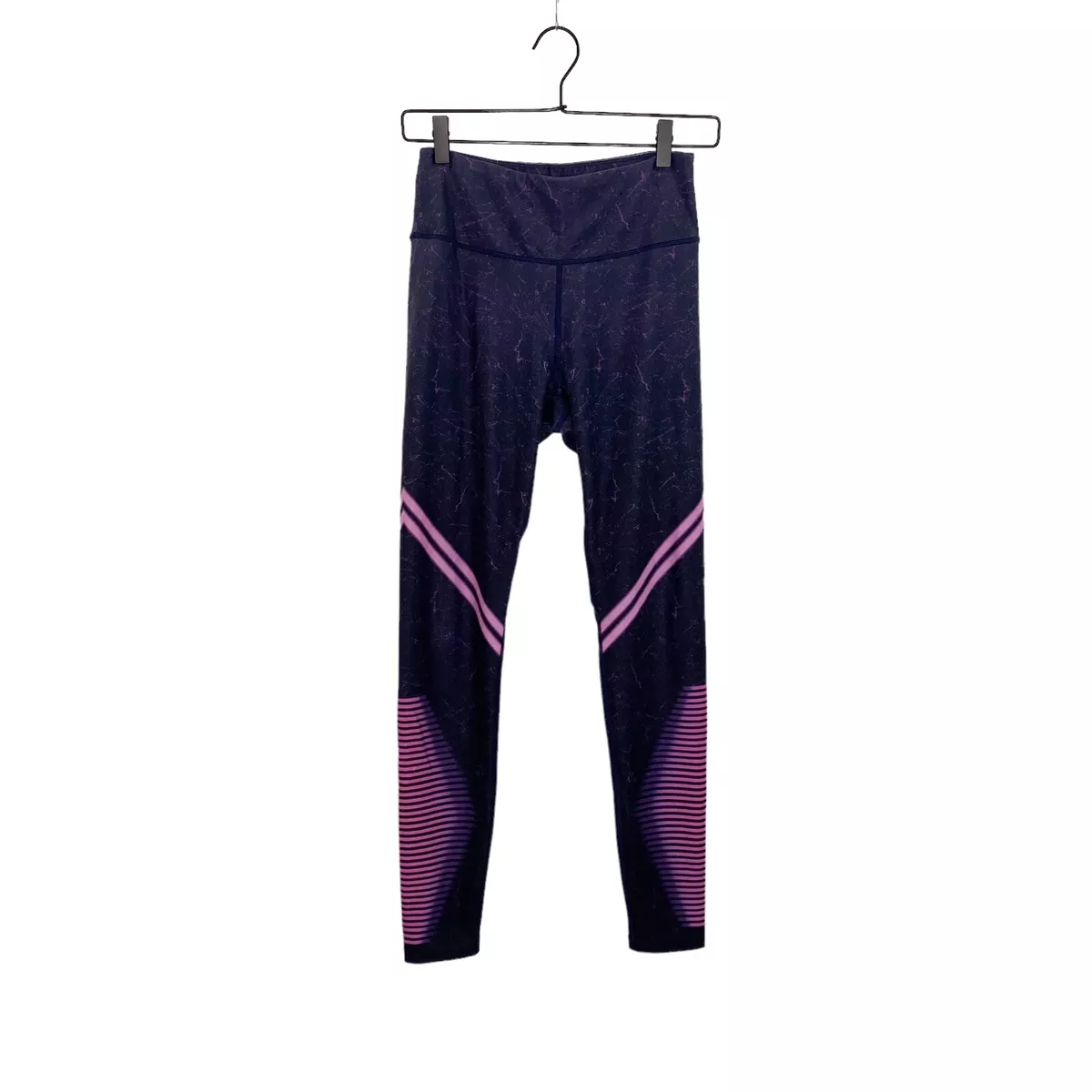 Fila Sport Pants Womens Small High rise Tru-Dry Lycra Dark Purple/Blue  Leggings