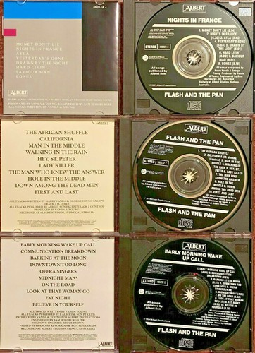 3 CDs Flash and The Pan- Night in France -Early Morning Wake Up Call - Picture 4 of 4