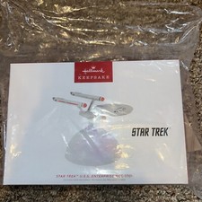 Hallmark Keepsake 2023 Star Trek U.S.S. Enterprise NCC-1701 Christmas Tabletop 