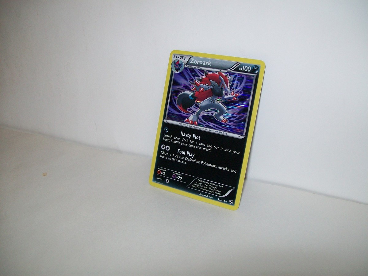 Zoroark Pokemon Card Reverse Holo Mint Condition 71/114 2011