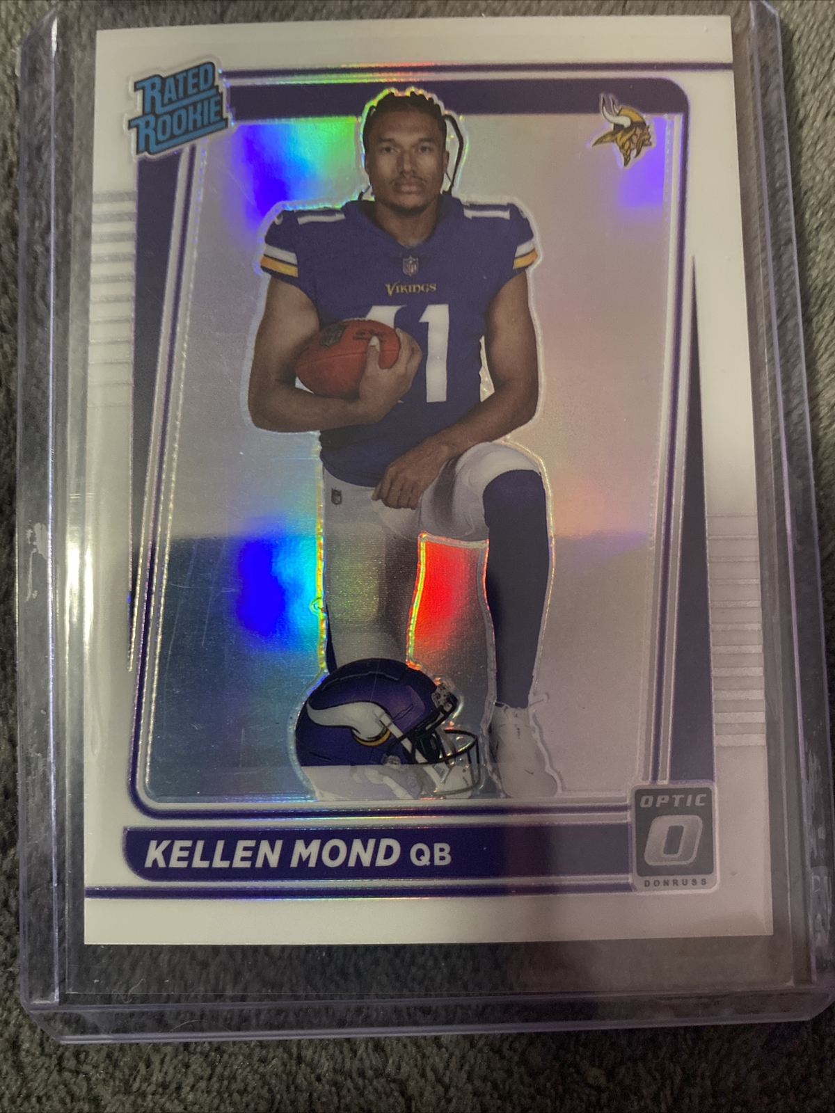 2021 Donruss Optic Kellen Mond Rated Rookie Prizm Holo Variation 221