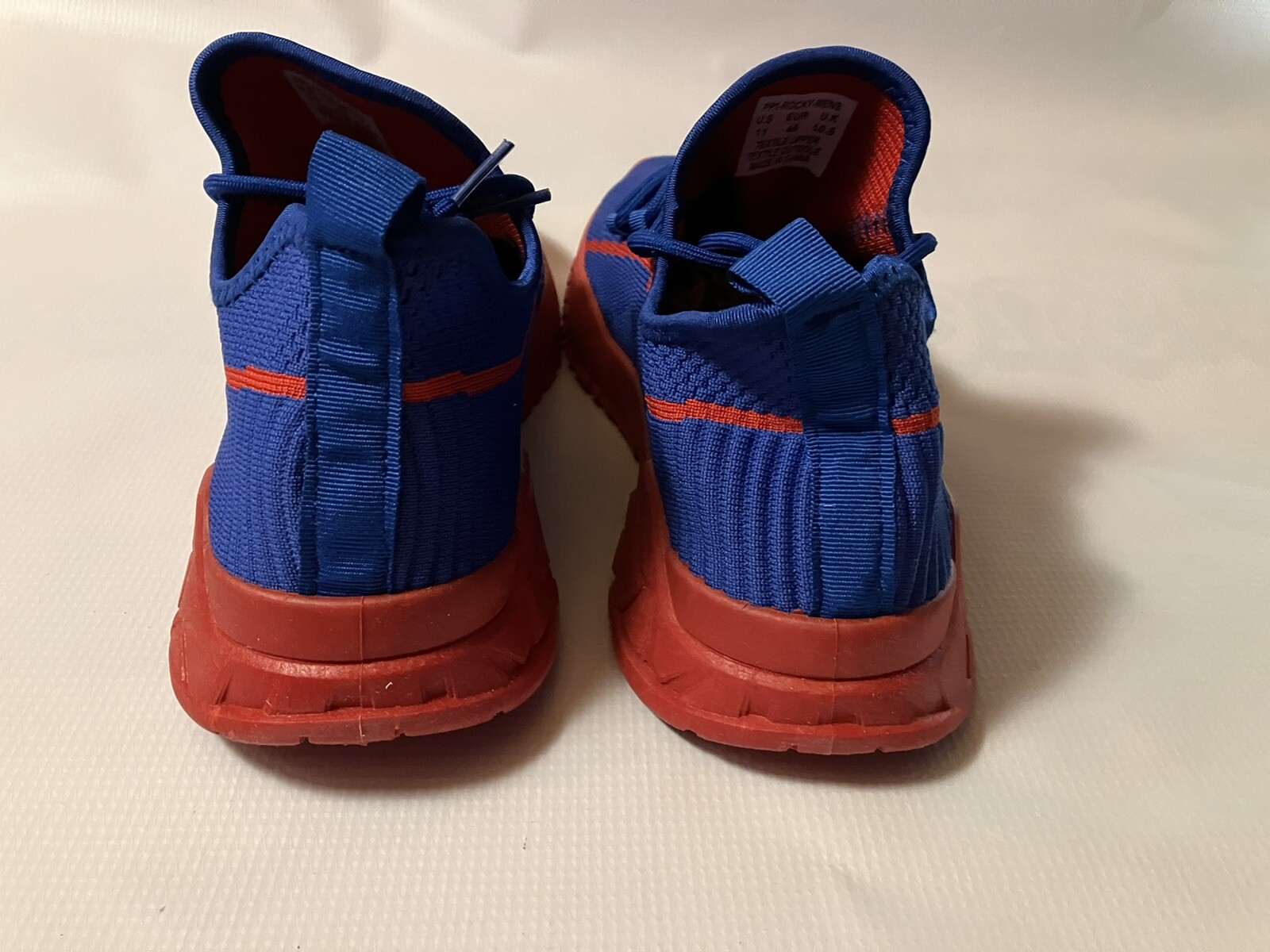 Scarpe da ginnastica da uomo blu rosse Pony PP 1 lavorate a maglia rocciosa taglia 11