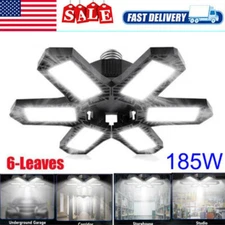 12000000LM LED Garage Light Bright Work Shop Ceiling Light Deformable Bulb Lamp.