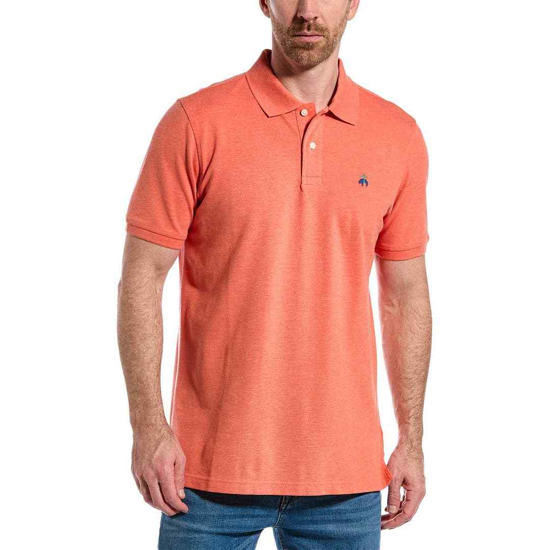 Brooks Brothers Performance Polo Shirt Men XL Original Fit Golden Fleece  Coral | eBay