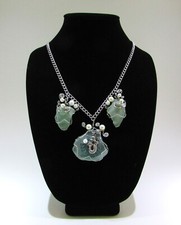 genuine sea glass necklace