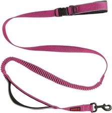 KONG Reflective Shock Absorbing Hands-Free Bungee Dog Leash 6' (Pink) NEW