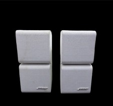 A Pair Of Double Cube Speaker for BOSE Lifestyle Acoustimass - White