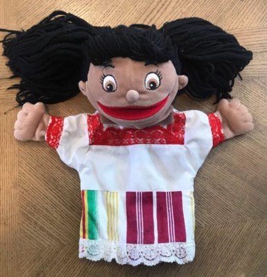Ventriloquist Puppet Girl W Black Hair And White Shirt For Ministry Or Skit