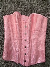 womens pink corset top small